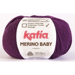 Katia Merino Baby - kleur 48 - Paars - OP is OP