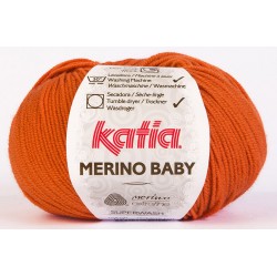 Katia Merino Baby - kleur 49 - Oranje - OP is OP