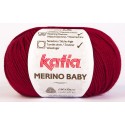 Katia Merino Baby - kleur 50 - Donker Rood
