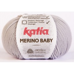 Katia Merino Baby - kleur 55 - Licht Grijs