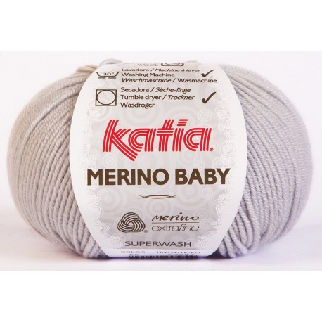 Katia Merino Baby - kleur 55 - Licht Grijs