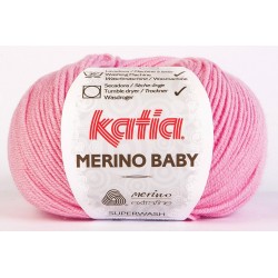 Katia Merino Baby - kleur 58 - Bubblegum Roze - OP is OP