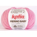 Katia Merino Baby - kleur 58 - Bubblegum Roze - OP is OP