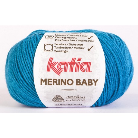 Katia Merino Baby - kleur 59 - Turquoise