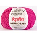 Katia Merino Baby - kleur 60 - Donker Roze - OP is OP