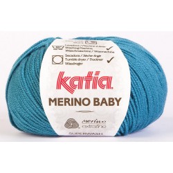 Katia Merino Baby - kleur 64 - Petrol - OP is OP