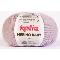 Katia Merino Baby - kleur 66 - Lila - OP is OP