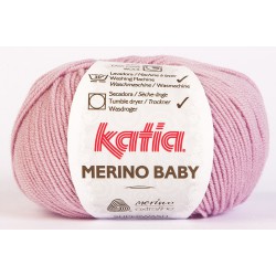 Katia Merino Baby - kleur 69 - Licht Oud Roze - OP is OP