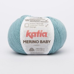 Katia Merino Baby - kleur 74 - Aqua - OP is OP