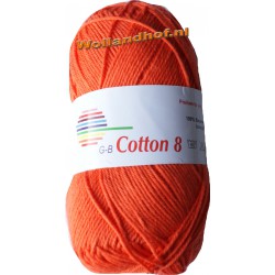 GB Cotton 8 1710 - Donker Oranje OP is OP