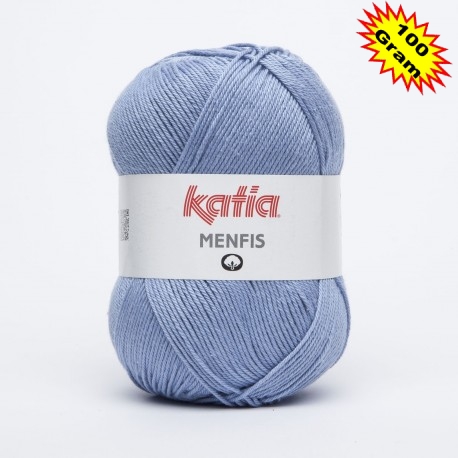 Katia Menfis kleur 12 - Licht blauw