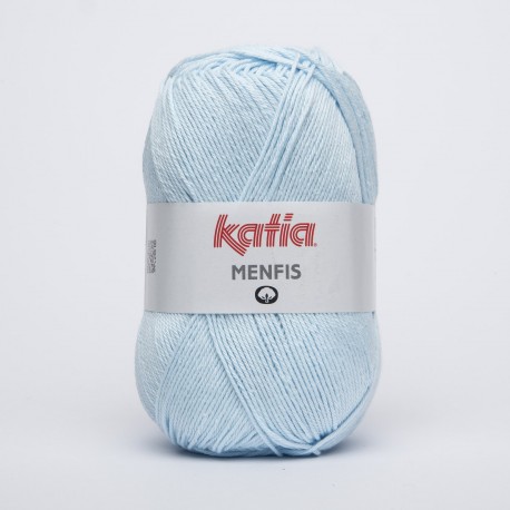 Katia Menfis kleur 13 - Baby blauw