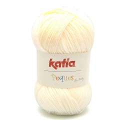 Katia Peques Baby Acryl - kleur 84902 Creme OP is OP