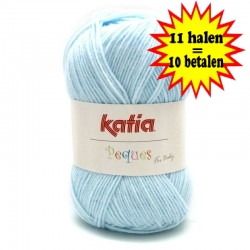 Katia Peques Baby Acryl - kleur 84914 Licht Blauw OP is OP