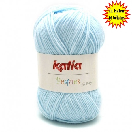 Katia Peques Baby Acryl - kleur 84914 Licht Blauw