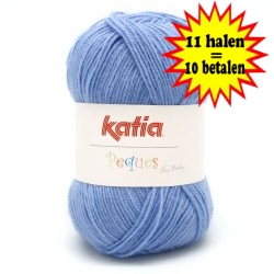 Katia Peques Baby Acryl - kleur 84917 Jeans OP is OP