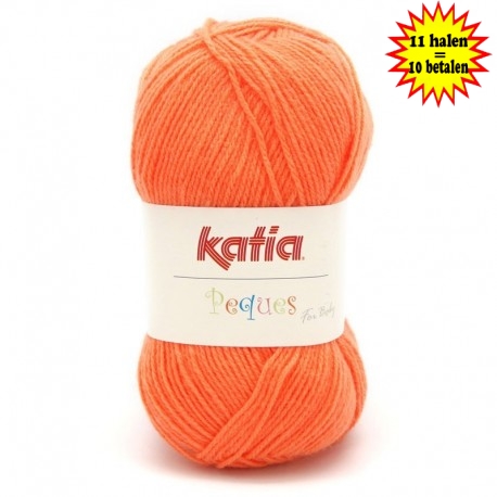 Katia Peques Baby Acryl - kleur 84921 Oranje