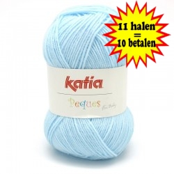 Katia Peques Baby Acryl - kleur 84932 Licht Turquoise OP is OP