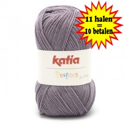 Katia Peques Baby Acryl - kleur 84938 Lila OP is OP