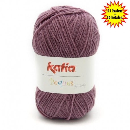 Katia Peques Baby Acryl - kleur 84942 Oud Paars