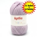 Katia Peques Baby Acryl - kleur 84920 Lavendel OP is OP