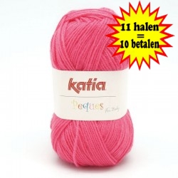 Katia Peques Baby Acryl - kleur 84923 Donker Roze OP is OP