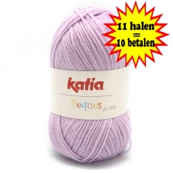 Katia Peques Baby Acryl - kleur 84940 Roze Lila OP is OP