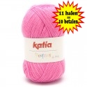 Katia Peques Baby Acryl - kleur 84926 Zuurstok Roze OP is OP
