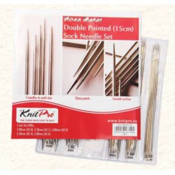 KnitPro Nova Metall Sokkennaalden Set - 15 cm