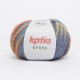 Katia Kyoto kleur 62 - Turquoise-Blauw-Rood-Geel