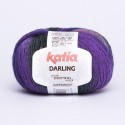 Katia Darling kleur 212 - Fuchsia-Grijs-Lila-Groenblauw - OP is OP