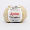 Katia Merino Baby - kleur 76 - Licht Mosterdgeel - OP is OP